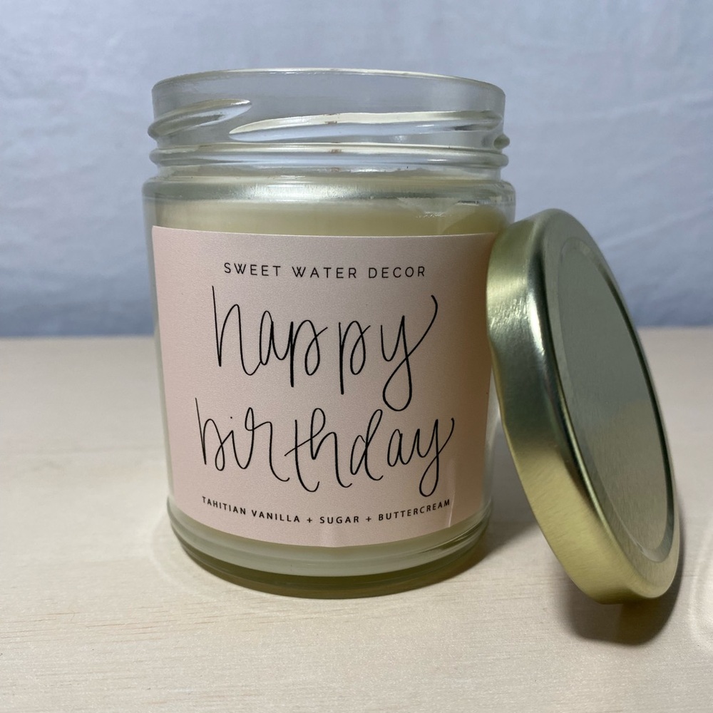 Happy birthday candle